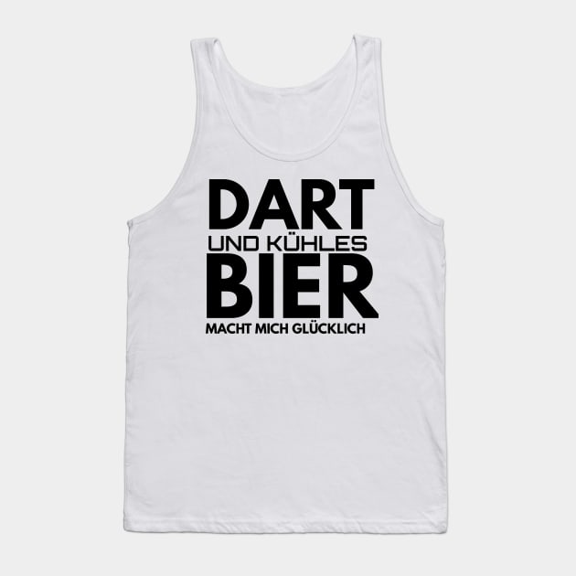 Dart und kühles Bier Tank Top by FromBerlinGift